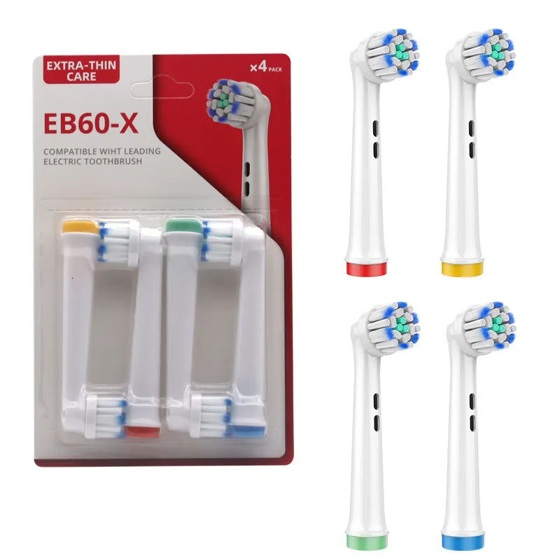 Soft Bristle Replacement Toothbrushbrush Heads 4pcs/per Pack Electric Toothbrush Heads for Oral B in Stock